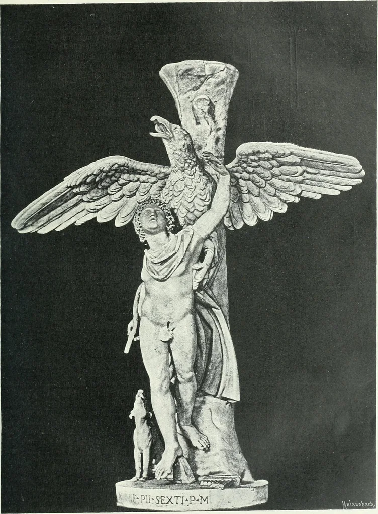 An illustration from Denkmäler des klassischen Altertums, zur Erläuterung des Lebens der Griechen und Römer in Religion, Kunst und Sitte, 1887, leaf 57
