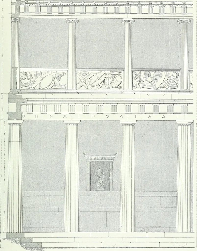 An illustration from Denkmäler des klassischen Altertums, zur Erläuterung des Lebens der Griechen und Römer in Religion, Kunst und Sitte, 1887, leaf 581