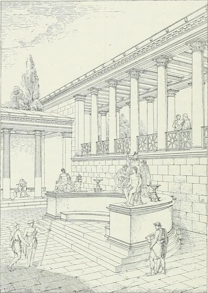 An illustration from Denkmäler des klassischen Altertums, zur Erläuterung des Lebens der Griechen und Römer in Religion, Kunst und Sitte, 1887, leaf 584