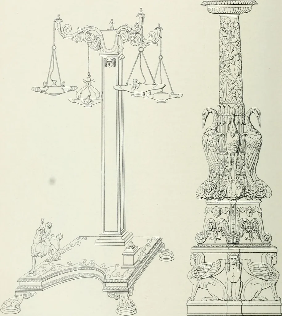 An illustration from Denkmäler des klassischen Altertums, zur Erläuterung des Lebens der Griechen und Römer in Religion, Kunst und Sitte, 1887, leaf 60