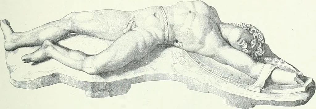An illustration from Denkmäler des klassischen Altertums, zur Erläuterung des Lebens der Griechen und Römer in Religion, Kunst und Sitte, 1887, leaf 603