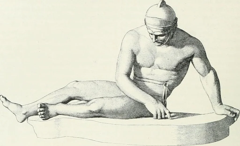 An illustration from Denkmäler des klassischen Altertums, zur Erläuterung des Lebens der Griechen und Römer in Religion, Kunst und Sitte, 1887, leaf 604