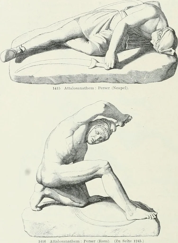 An illustration from Denkmäler des klassischen Altertums, zur Erläuterung des Lebens der Griechen und Römer in Religion, Kunst und Sitte, 1887, leaf 606