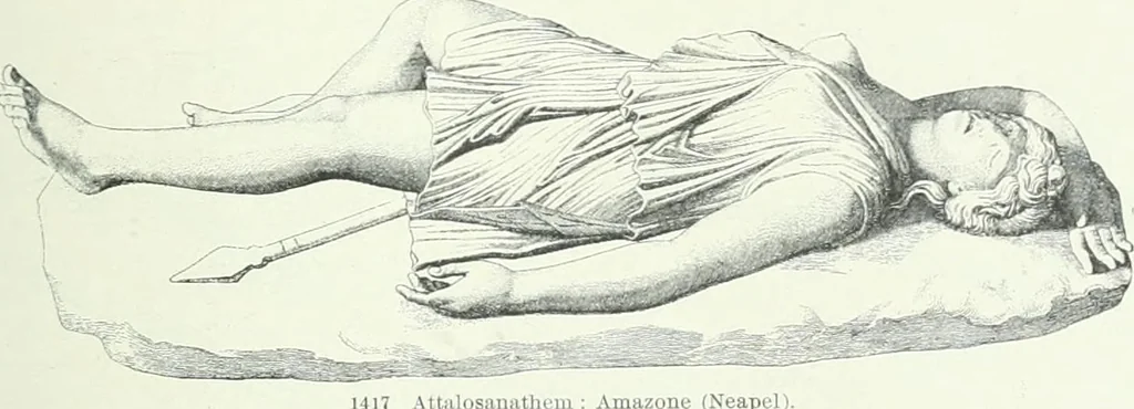 An illustration from Denkmäler des klassischen Altertums, zur Erläuterung des Lebens der Griechen und Römer in Religion, Kunst und Sitte, 1887, leaf 607