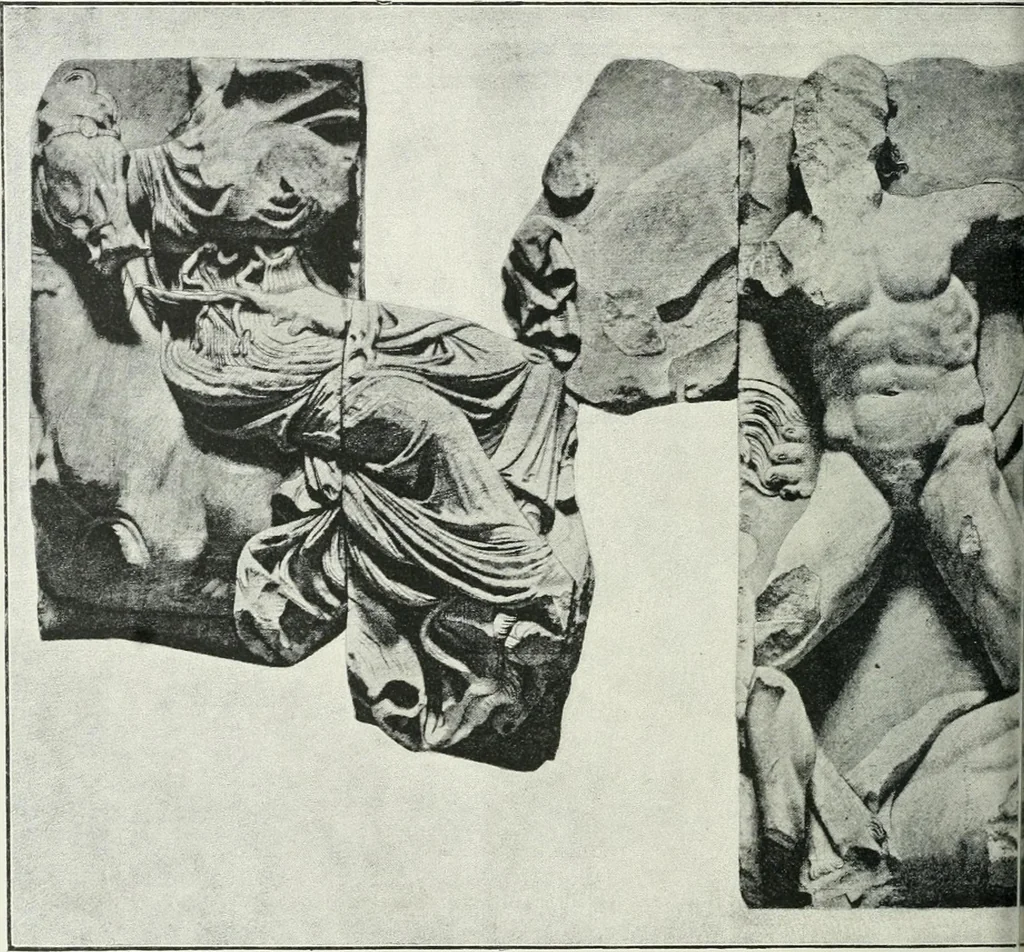 An illustration from Denkmäler des klassischen Altertums, zur Erläuterung des Lebens der Griechen und Römer in Religion, Kunst und Sitte, 1887, leaf 628