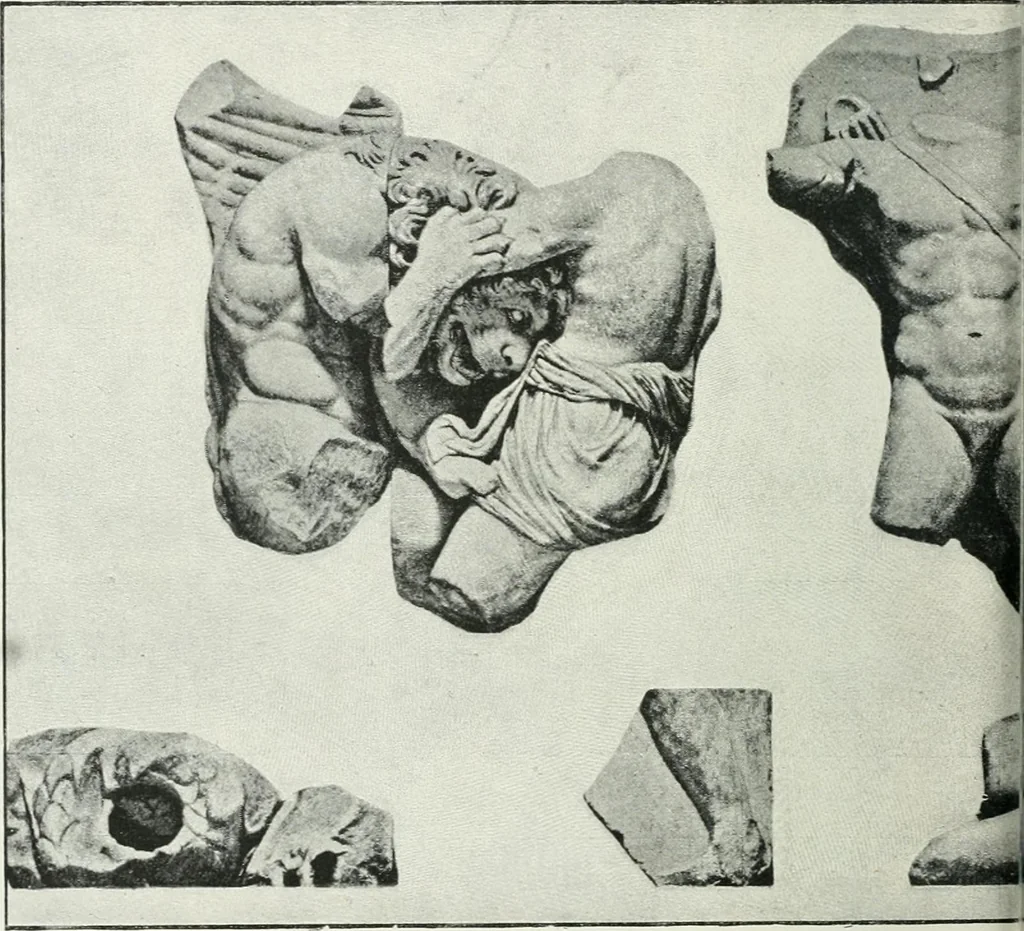 An illustration from Denkmäler des klassischen Altertums, zur Erläuterung des Lebens der Griechen und Römer in Religion, Kunst und Sitte, 1887, leaf 634