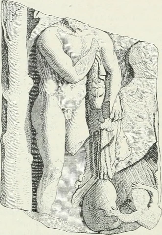 An illustration from Denkmäler des klassischen Altertums, zur Erläuterung des Lebens der Griechen und Römer in Religion, Kunst und Sitte, 1887, leaf 648