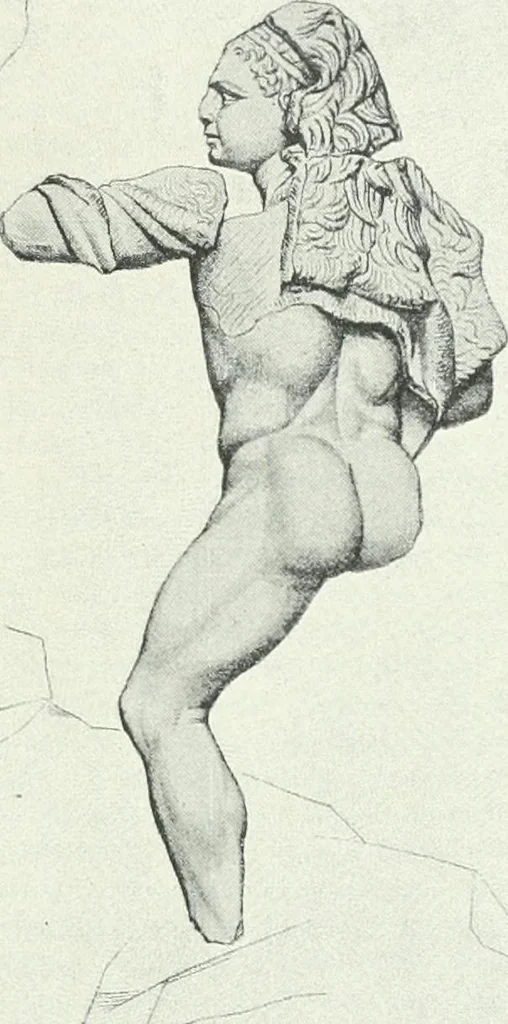 An illustration from Denkmäler des klassischen Altertums, zur Erläuterung des Lebens der Griechen und Römer in Religion, Kunst und Sitte, 1887, leaf 655
