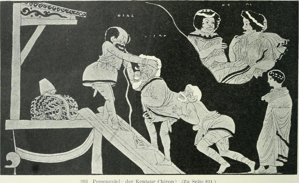 An illustration from Denkmäler des klassischen Altertums, zur Erläuterung des Lebens der Griechen und Römer in Religion, Kunst und Sitte, 1887, leaf 66
