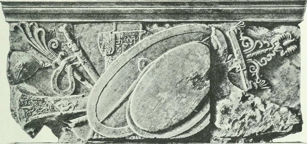 An illustration from Denkmäler des klassischen Altertums, zur Erläuterung des Lebens der Griechen und Römer in Religion, Kunst und Sitte, 1887, leaf 661