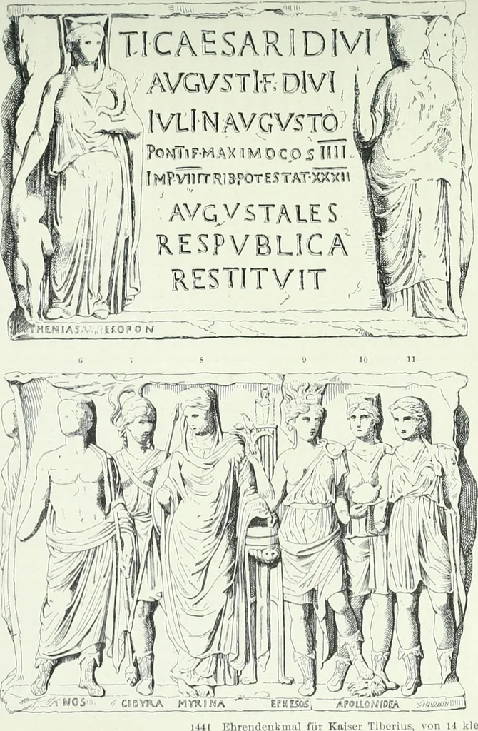 An illustration from Denkmäler des klassischen Altertums, zur Erläuterung des Lebens der Griechen und Römer in Religion, Kunst und Sitte, 1887, leaf 679