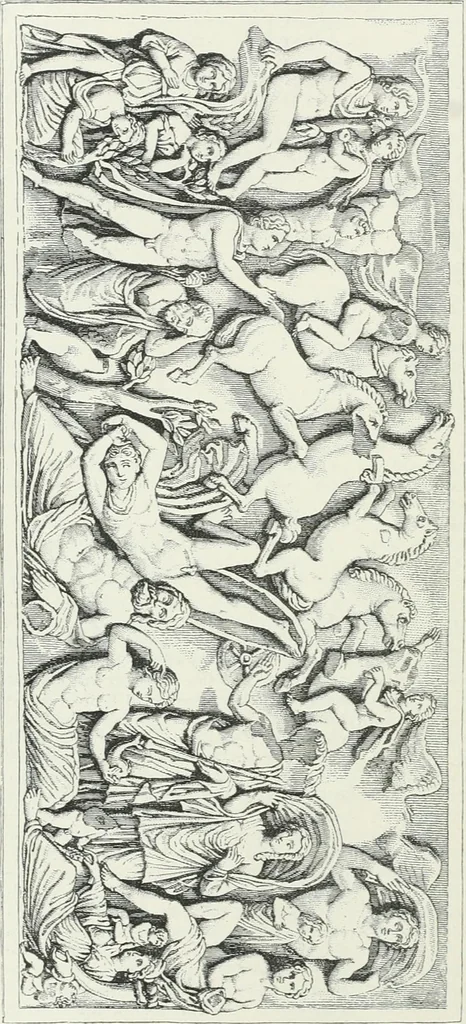 An illustration from Denkmäler des klassischen Altertums, zur Erläuterung des Lebens der Griechen und Römer in Religion, Kunst und Sitte, 1887, leaf 688