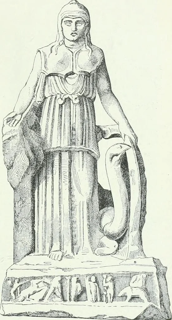 An illustration from Denkmäler des klassischen Altertums, zur Erläuterung des Lebens der Griechen und Römer in Religion, Kunst und Sitte, 1887, leaf 695