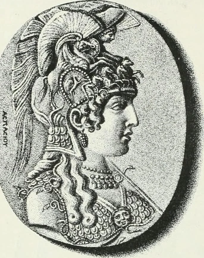 An illustration from Denkmäler des klassischen Altertums, zur Erläuterung des Lebens der Griechen und Römer in Religion, Kunst und Sitte, 1887, leaf 696