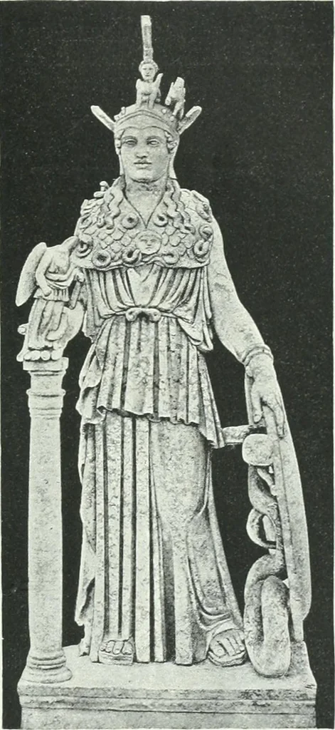 An illustration from Denkmäler des klassischen Altertums, zur Erläuterung des Lebens der Griechen und Römer in Religion, Kunst und Sitte, 1887, leaf 697