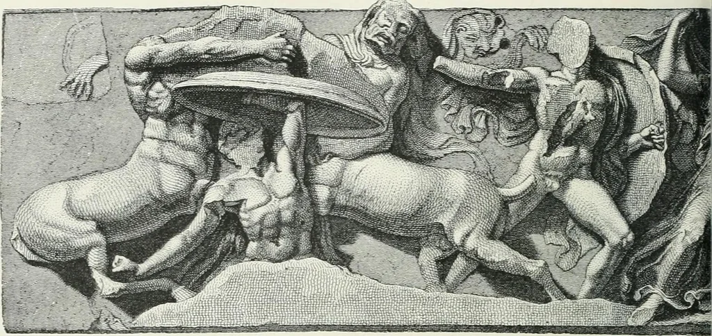 An illustration from Denkmäler des klassischen Altertums, zur Erläuterung des Lebens der Griechen und Römer in Religion, Kunst und Sitte, 1887, leaf 708