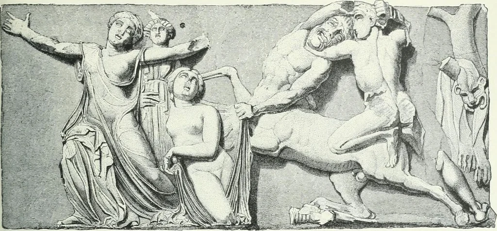An illustration from Denkmäler des klassischen Altertums, zur Erläuterung des Lebens der Griechen und Römer in Religion, Kunst und Sitte, 1887, leaf 709