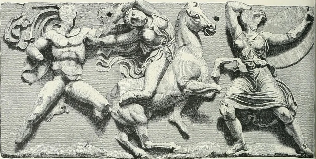 An illustration from Denkmäler des klassischen Altertums, zur Erläuterung des Lebens der Griechen und Römer in Religion, Kunst und Sitte, 1887, leaf 712