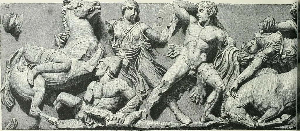 An illustration from Denkmäler des klassischen Altertums, zur Erläuterung des Lebens der Griechen und Römer in Religion, Kunst und Sitte, 1887, leaf 712