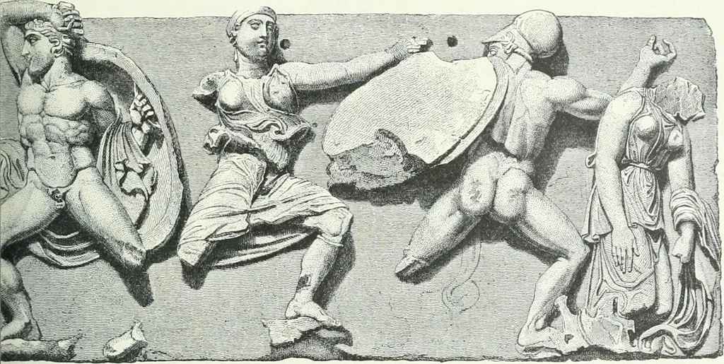 An illustration from Denkmäler des klassischen Altertums, zur Erläuterung des Lebens der Griechen und Römer in Religion, Kunst und Sitte, 1887, leaf 713