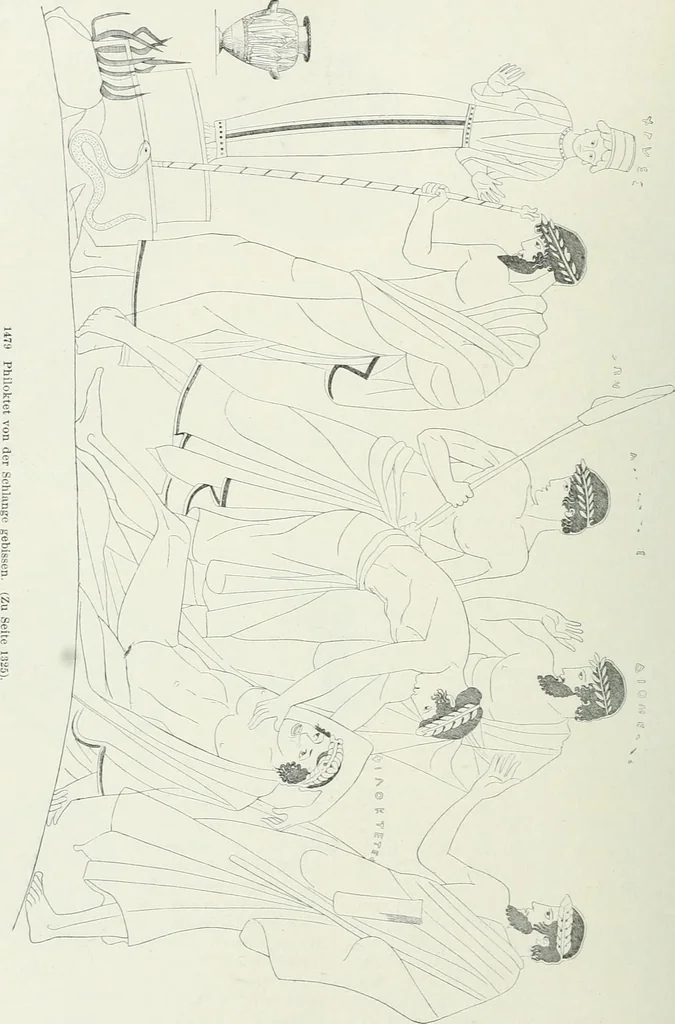 An illustration from Denkmäler des klassischen Altertums, zur Erläuterung des Lebens der Griechen und Römer in Religion, Kunst und Sitte, 1887, leaf 720