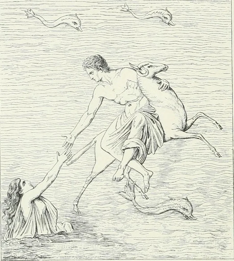 An illustration from Denkmäler des klassischen Altertums, zur Erläuterung des Lebens der Griechen und Römer in Religion, Kunst und Sitte, 1887, leaf 726