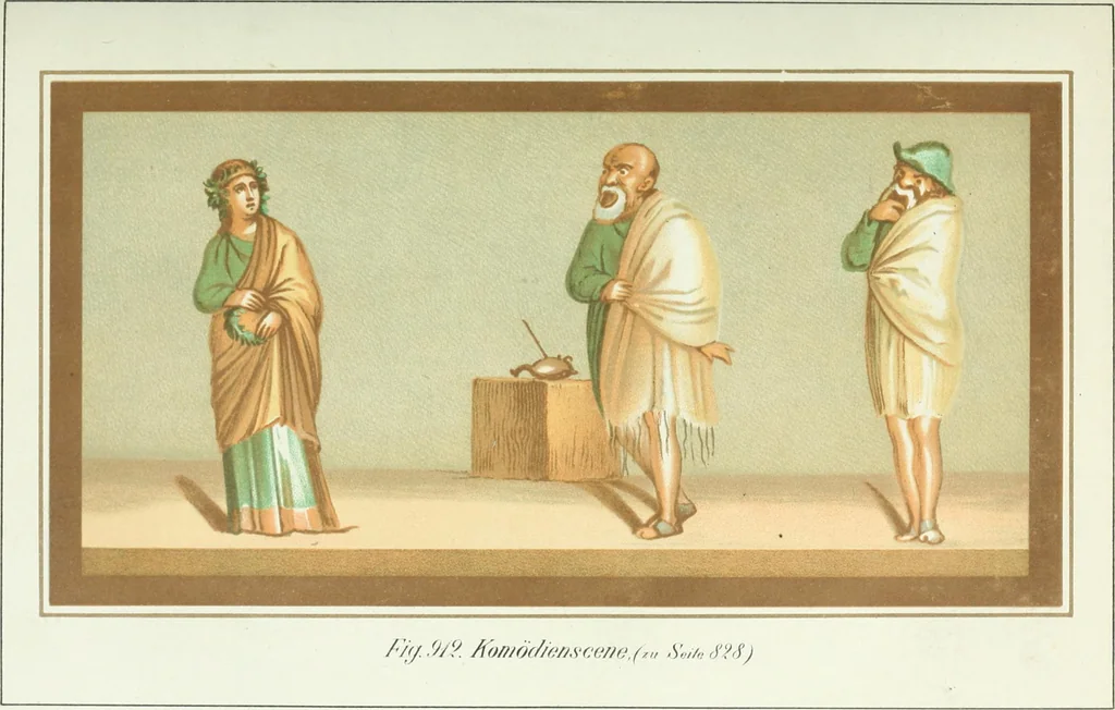 An illustration from Denkmäler des klassischen Altertums, zur Erläuterung des Lebens der Griechen und Römer in Religion, Kunst und Sitte, 1887, leaf 73