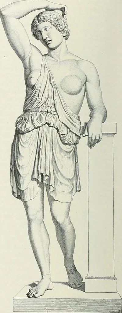 An illustration from Denkmäler des klassischen Altertums, zur Erläuterung des Lebens der Griechen und Römer in Religion, Kunst und Sitte, 1887, leaf 756
