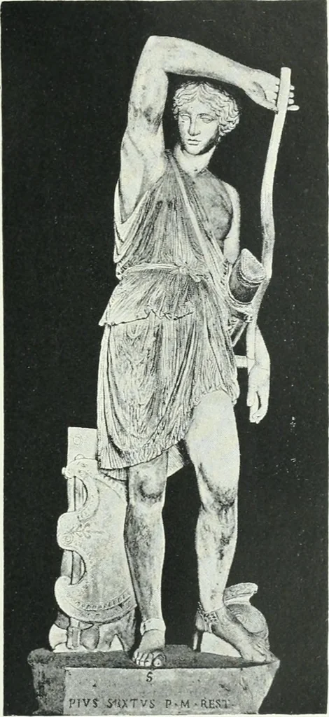 An illustration from Denkmäler des klassischen Altertums, zur Erläuterung des Lebens der Griechen und Römer in Religion, Kunst und Sitte, 1887, leaf 757