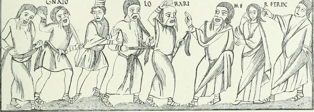 An illustration from Denkmäler des klassischen Altertums, zur Erläuterung des Lebens der Griechen und Römer in Religion, Kunst und Sitte, 1887, leaf 79