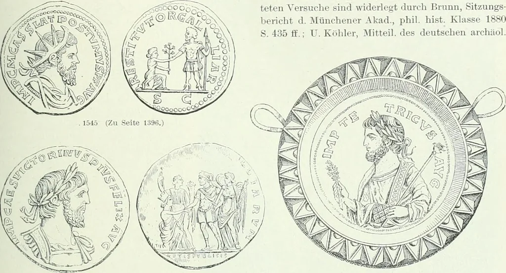 An illustration from Denkmäler des klassischen Altertums, zur Erläuterung des Lebens der Griechen und Römer in Religion, Kunst und Sitte, 1887, leaf 817