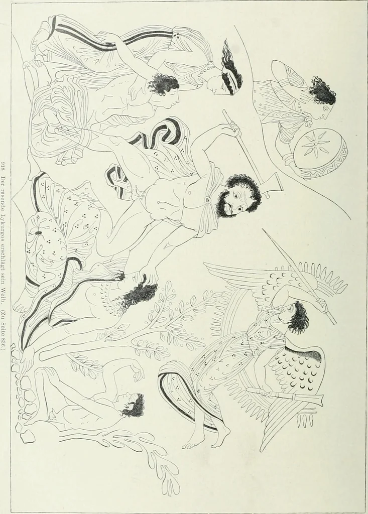 An illustration from Denkmäler des klassischen Altertums, zur Erläuterung des Lebens der Griechen und Römer in Religion, Kunst und Sitte, 1887, leaf 82