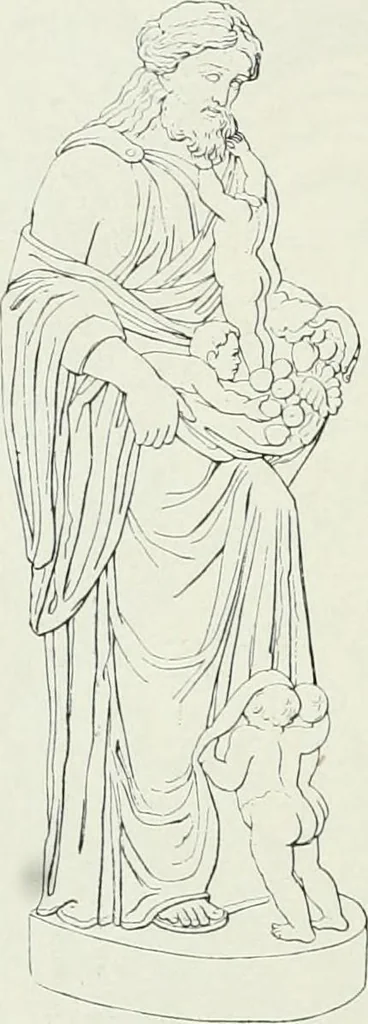 An illustration from Denkmäler des klassischen Altertums, zur Erläuterung des Lebens der Griechen und Römer in Religion, Kunst und Sitte, 1887, leaf 828