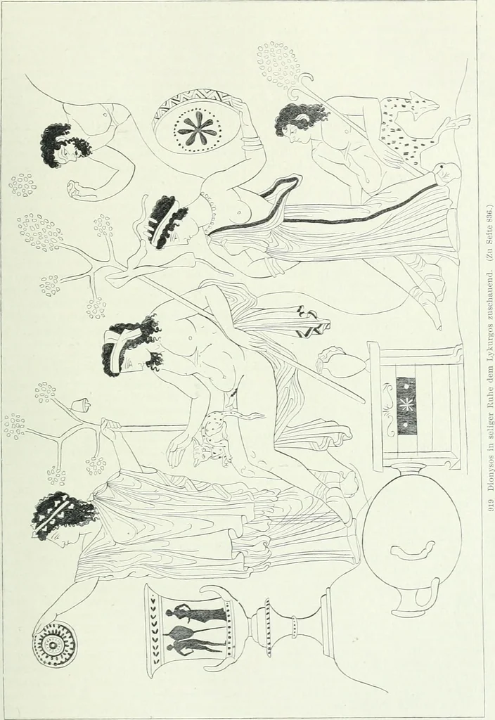 An illustration from Denkmäler des klassischen Altertums, zur Erläuterung des Lebens der Griechen und Römer in Religion, Kunst und Sitte, 1887, leaf 83