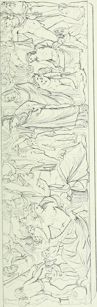 An illustration from Denkmäler des klassischen Altertums, zur Erläuterung des Lebens der Griechen und Römer in Religion, Kunst und Sitte, 1887, leaf 833