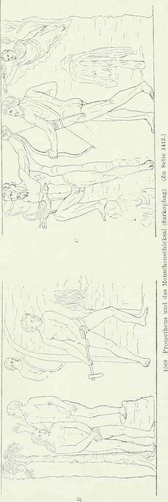 An illustration from Denkmäler des klassischen Altertums, zur Erläuterung des Lebens der Griechen und Römer in Religion, Kunst und Sitte, 1887, leaf 833