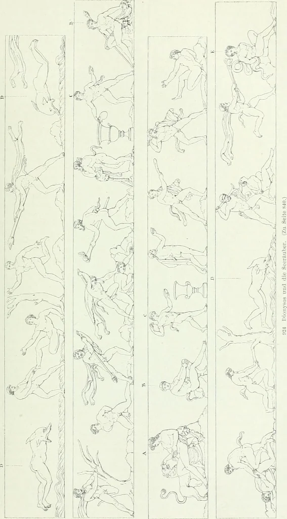 An illustration from Denkmäler des klassischen Altertums, zur Erläuterung des Lebens der Griechen und Römer in Religion, Kunst und Sitte, 1887, leaf 89