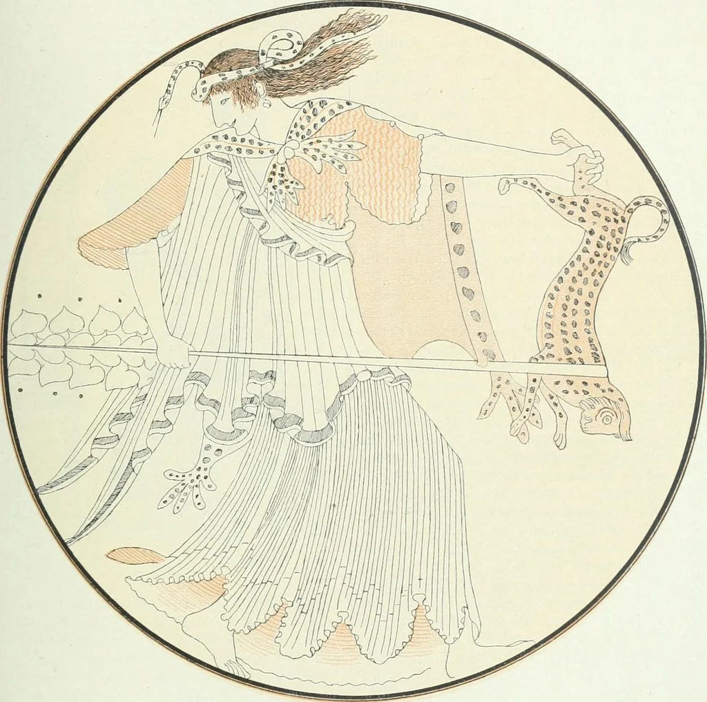 An illustration from Denkmäler des klassischen Altertums, zur Erläuterung des Lebens der Griechen und Römer in Religion, Kunst und Sitte, 1887, leaf 95