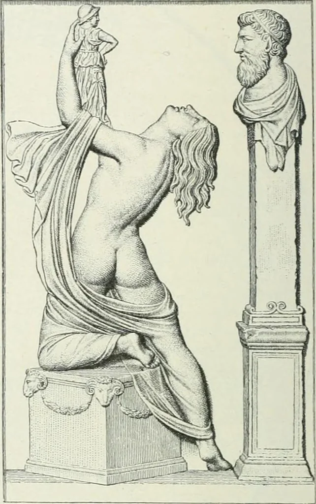 An illustration from Denkmäler des klassischen Altertums, zur Erläuterung des Lebens der Griechen und Römer in Religion, Kunst und Sitte, 1887, leaf 96