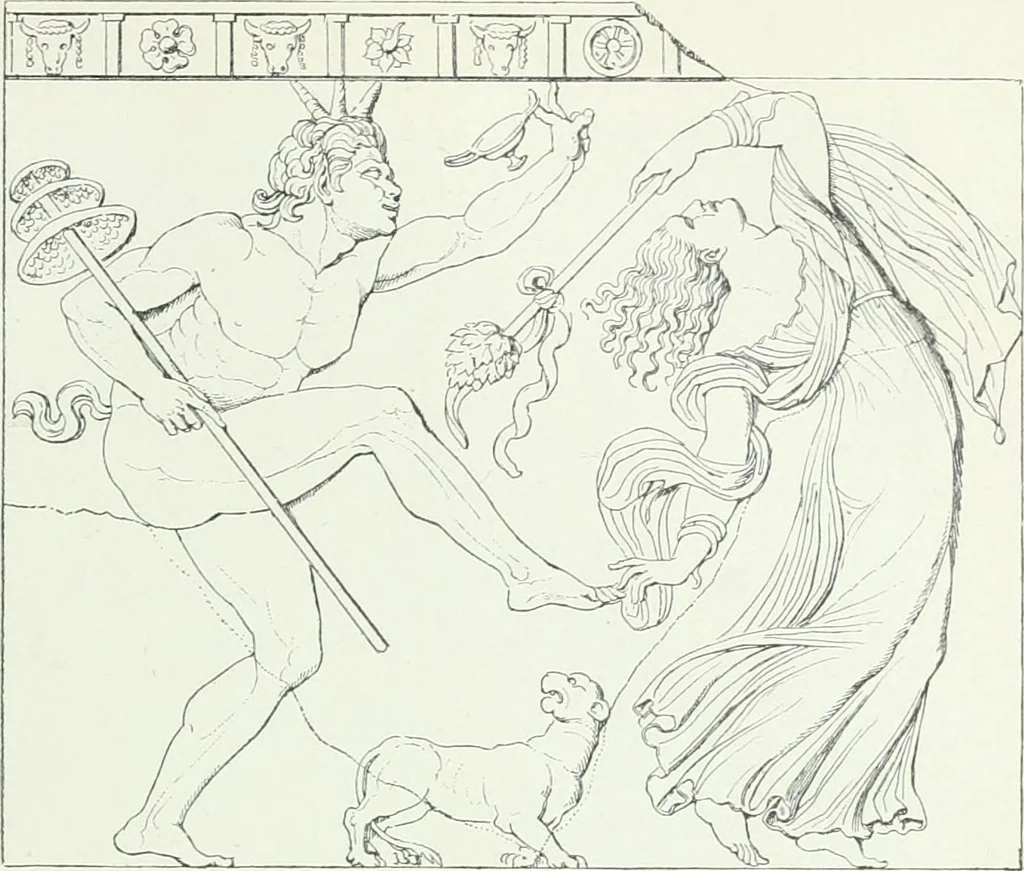 An illustration from Denkmäler des klassischen Altertums, zur Erläuterung des Lebens der Griechen und Römer in Religion, Kunst und Sitte, 1887, leaf 99