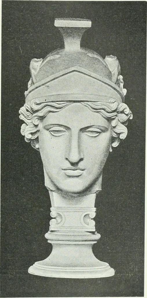 An illustration from Denkmäler des klassischen Altertums, zur Erläuterung des Lebens der Griechen und Römer in Religion, Kunst und Sitte, 1887, leaf 134