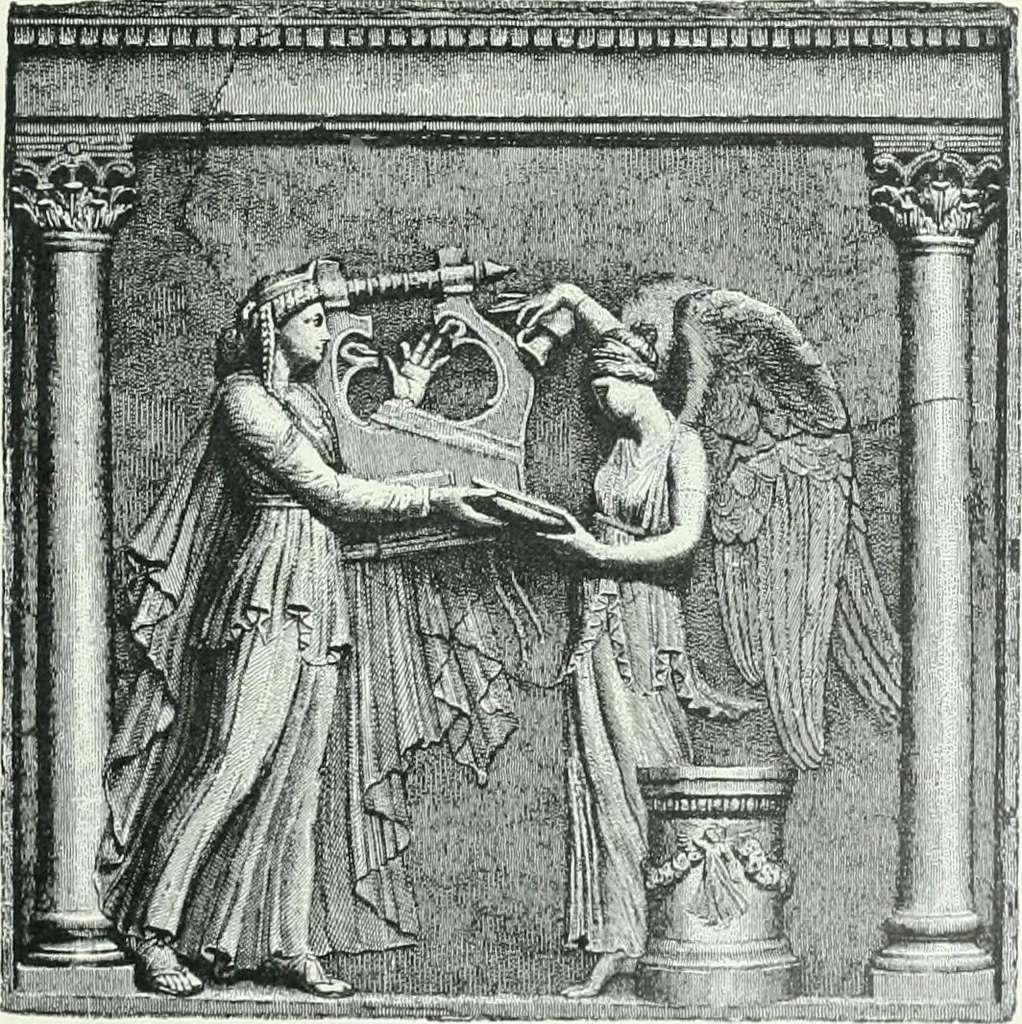 An illustration from Denkmäler des klassischen Altertums, zur Erläuterung des Lebens der Griechen und Römer in Religion, Kunst und Sitte, 1887, leaf 136