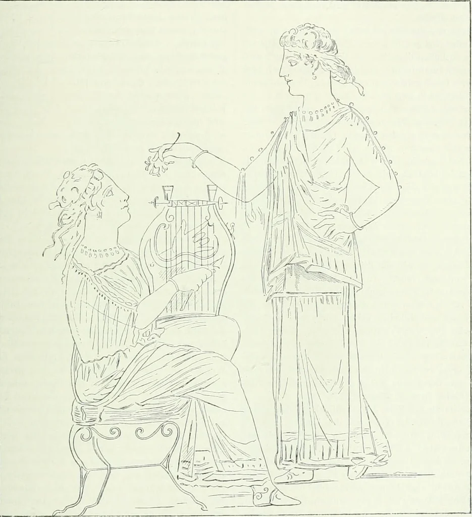 An illustration from Denkmäler des klassischen Altertums, zur Erläuterung des Lebens der Griechen und Römer in Religion, Kunst und Sitte, 1887, leaf 140