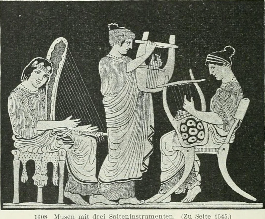 An illustration from Denkmäler des klassischen Altertums, zur Erläuterung des Lebens der Griechen und Römer in Religion, Kunst und Sitte, 1887, leaf 143
