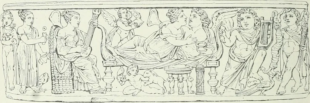 An illustration from Denkmäler des klassischen Altertums, zur Erläuterung des Lebens der Griechen und Römer in Religion, Kunst und Sitte, 1887, leaf 145