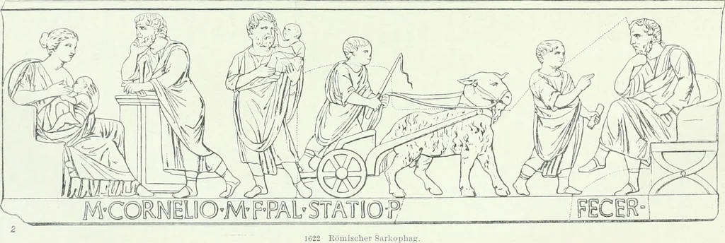 An illustration from Denkmäler des klassischen Altertums, zur Erläuterung des Lebens der Griechen und Römer in Religion, Kunst und Sitte, 1887, leaf 162
