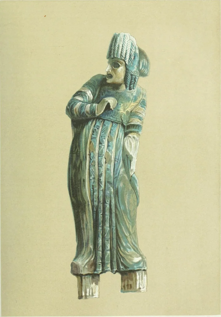 An illustration from Denkmäler des klassischen Altertums, zur Erläuterung des Lebens der Griechen und Römer in Religion, Kunst und Sitte, 1887, leaf 180