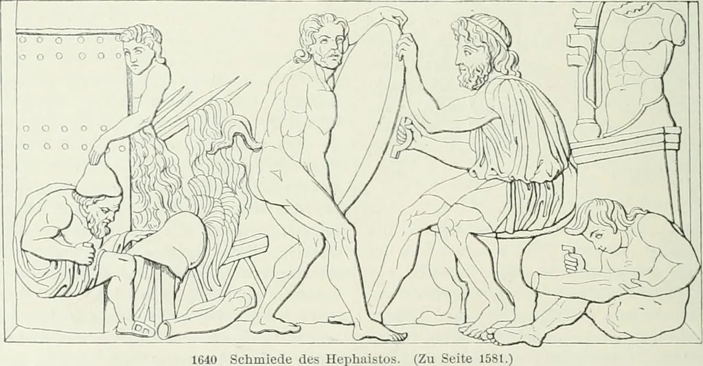 An illustration from Denkmäler des klassischen Altertums, zur Erläuterung des Lebens der Griechen und Römer in Religion, Kunst und Sitte, 1887, leaf 187