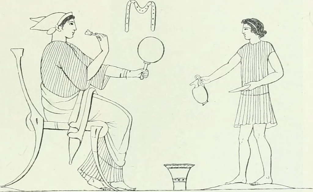 An illustration from Denkmäler des klassischen Altertums, zur Erläuterung des Lebens der Griechen und Römer in Religion, Kunst und Sitte, 1887, leaf 188