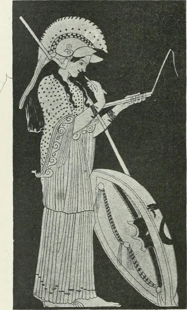 An illustration from Denkmäler des klassischen Altertums, zur Erläuterung des Lebens der Griechen und Römer in Religion, Kunst und Sitte, 1887, leaf 189